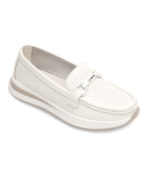 Mokasyny damskie Jankowski JK/P-3-804 White